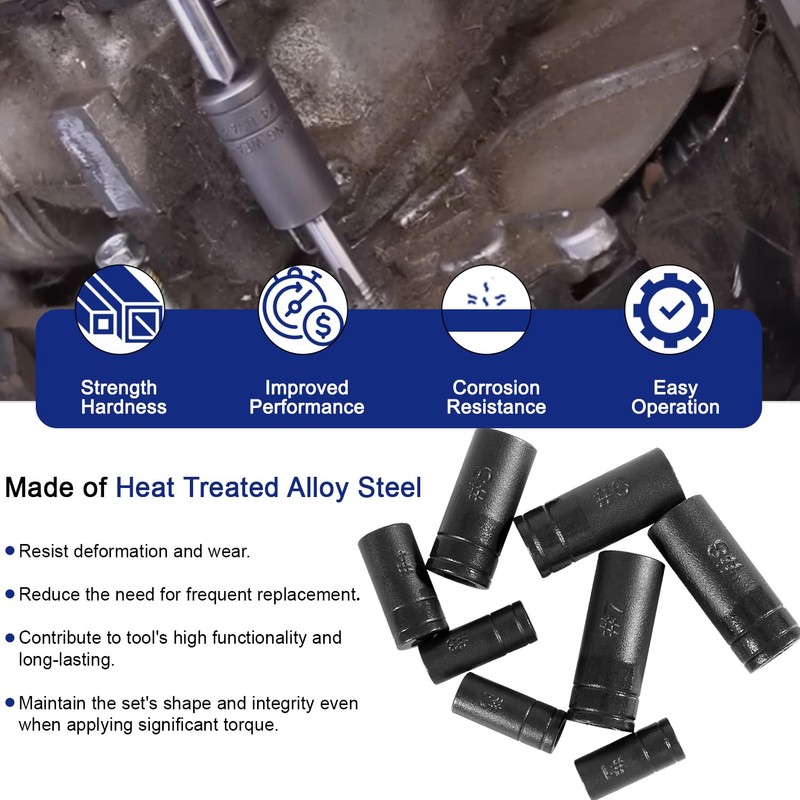 70500 Tap Socket Set Use with 1/4" & 3/8" Drive,