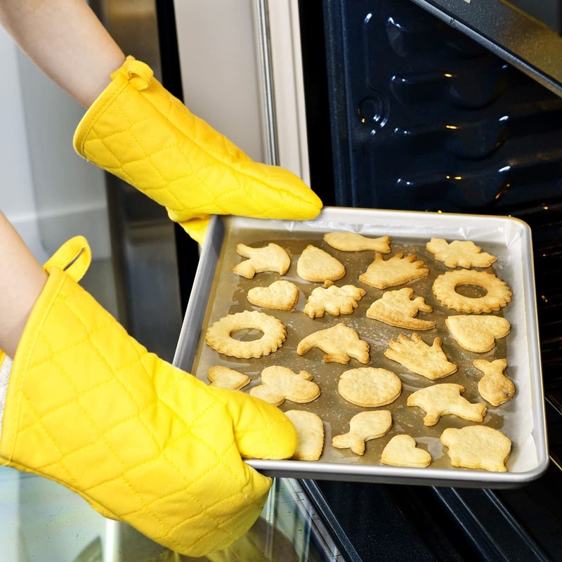 6 Pcs Baking Sheet Set Stainless Steel Cookie Sheet 18