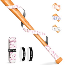 NACYZENT Camo Bat Grip, 1.70mm, Anti Slip Tacky Baseball Bat Tape, Softball Bat Tape, Pink