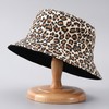 Zhenghebuy Bucket Hat,Leopard Print Fisherman Sun Hat,Unisex Reversible Packable Bucket