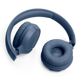 JBL TUNE 520BT Bluetooth Headphones, Enclosed, Up to 57 Hours of Continuous Playback, On-Ear, USB Type-C Charging, Multipoint, JBL App, Blue JBLT520BTBLU