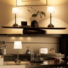 VOLISUN Cordless Table Lamp, 5200mAh Battery Operated Lamp, Touch Dimmable