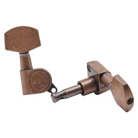 6PCS(3L+3R) Guitar Machine Heads Knobs Guitar String Tuning Pegs Machine Head Tuners for Electric or Acoustic Guitar For replacement and upgrade