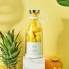 Mini Juice Extractor Bottle White Portable Rechargeable Cordless 4 Blades