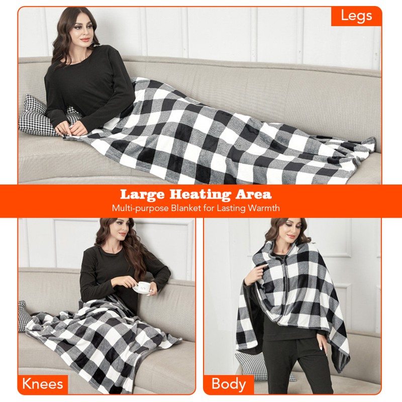 Winter Outdoor Heated Blanket Heating Insulation Shawl Electric Heating Blanket
