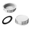 Qrity 2 Pack PVC Pipe End Cap Waste Processor Blanking