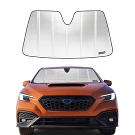 Pigenius Windshield Sun Shade for 2022-2025 Subaru WRX Without Eyesight Driver Assist System. Front Window Sunshade with Storage Bag