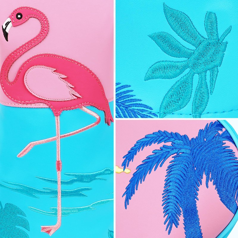 mytag Tropical Driver Headcover, Flamingo Patch Golf Driver Head Cover