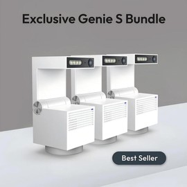 Psync Genie S | Security Cameras for Home 2K 5MP PTZ Camera for Dog/Cat/Pets/Baby Indoor WiFi 2-Way Audio Smart Camera Alexa Google Assistant SD Card - Storage: 64G-3 pack