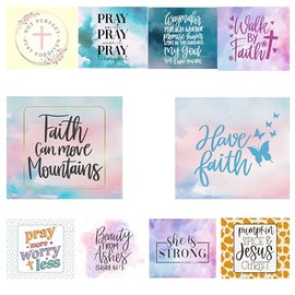 Christian Faith 20oz Tumbler Sublimation Prints Bundle Ready to Press