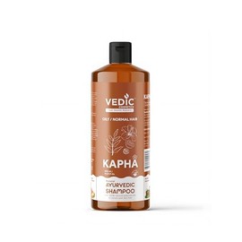 Vedic Kapha Natural Ayurvedic Shampoo, Oily/Normal Hair, Lemon and Tea Tree Oil, 16.90 Fl Oz
