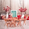 TUPARKA 9Pcs Forest Animals Set, Miniature Figures Woodland Animals Deer
