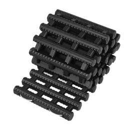 DNA MOTORING 32‘’ Portable Recovery Traction Tracks Mat, Load 7 Ton Car Non-Slip Mat, Off-Road Emergency Aid Devices For Snow, Ice, Mud, Sand, w/Bag, Black