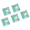 DUROCK Silent Shrimp Switches, Silent T1 Tactile Switches 67g, 5