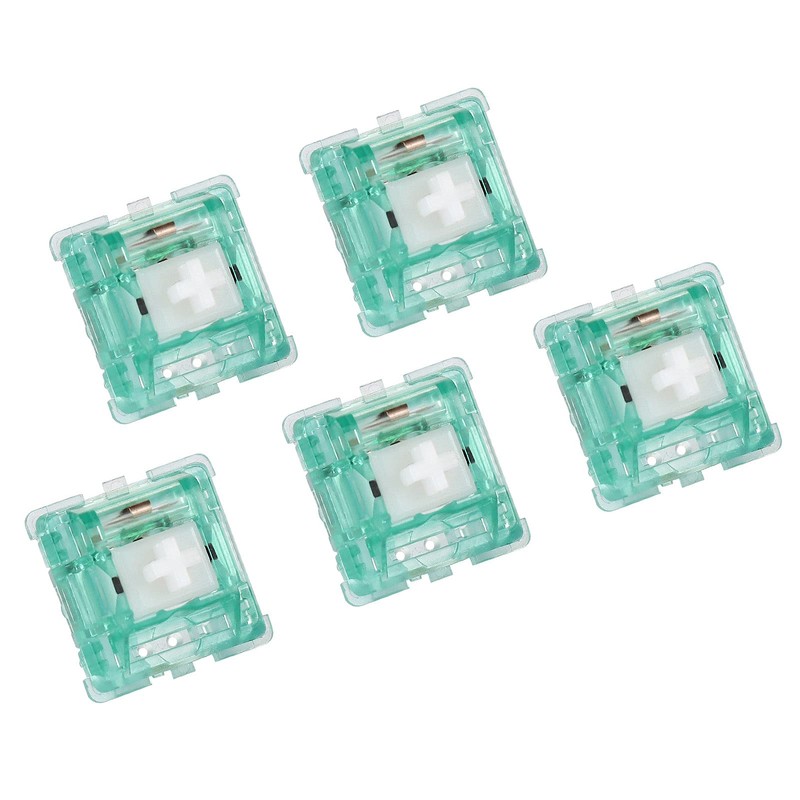DUROCK Silent Shrimp Switches, Silent T1 Tactile Switches 67g, 5