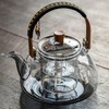 ZENATION Japanese Style 950ml Glass Teapot with Removable Infuser, Stovetop