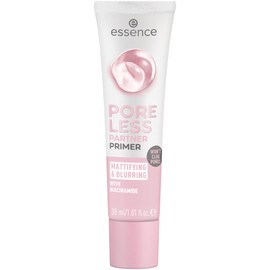 essence Poreless Partner Primer, Pink, Mattifying, Smoothing, Nourishing, Matte, Vegan, Oil-Free, Paraben-Free, No Microplastic Particles, Pack of 3 (3 x 30 ml)