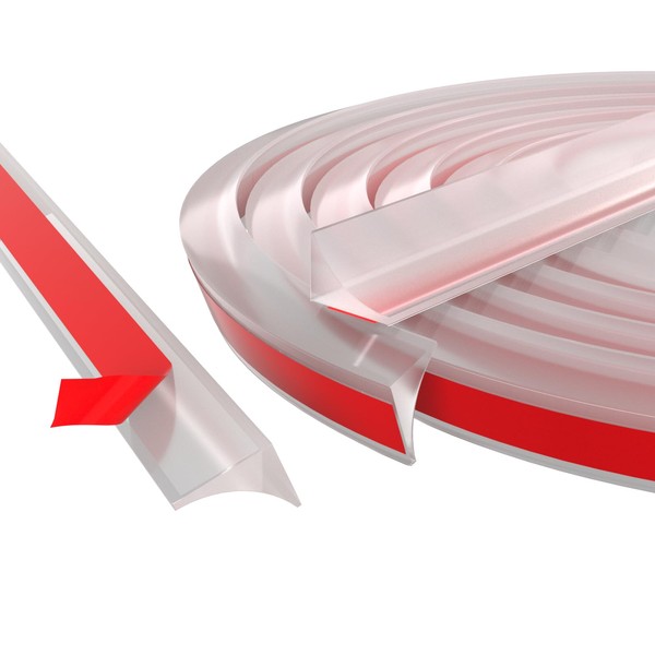 67”Shower Threshold Water Dam Barrier,Silicone Shower Water Guard for Bathroom