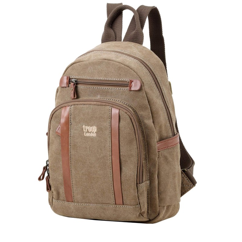 TRP0255 Troop London Classic Small Backpack (Brown)