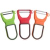 Vegetable Fruit Peeler 3-Pack Stainless Steel Melon Planer Original Vegetable