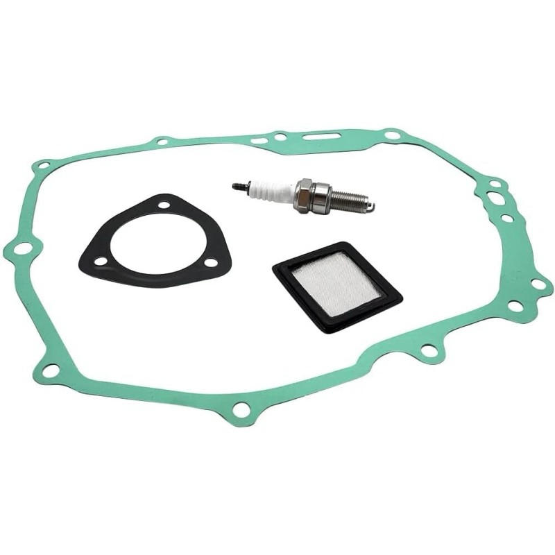 JINFANNIBI Clutch Cover Gasket and Oil Filter Spinner Spark Plug