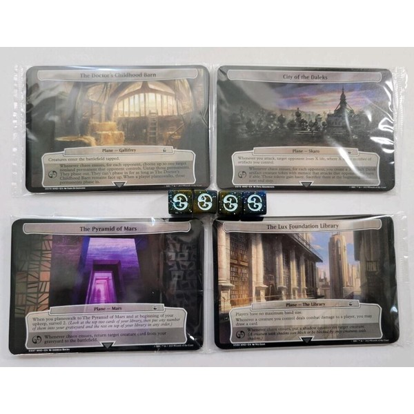 MTG Doctor Who - Complete Set 40 Planechase Cards with