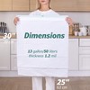 Bay Ridge Laguna 13 Gallon Tall Kitchen Drawstring Trash Bags