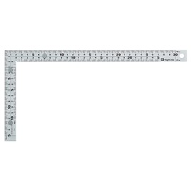 Niigata Seiki SK MT-30CMGKD Silver Curving Shaku Tobi Easy Step Scale Thick Wide Width with Magnet, Square Thickness 11.8 inches (30 cm), Made in Japan