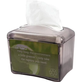 San Jamar H4004 Venue Table Top Mini Interfold Napkin Dispenser, 200-250 Capacity, 7-1/2" Width x 6-1/4" Height x 4-7/8" Depth, Black Pearl