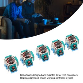 Haosie 5PCS Stick Module, 3D Joystick Controller, Analog Stick Module, Replacement for Gaming Controller Repair
