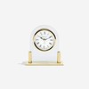 London Clock Glass Arch top Mantel Clock, Gold, 12.5 x