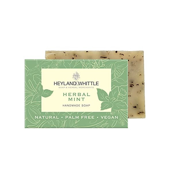 Heyland and Whittle - PALM FREE Herbal Mint Soap Bar,