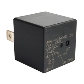 896H-1CH-C-R1 U24 12VDC 50A Automotive Power Relay 5 Pin Mini ISO SPDT Contact Type with Quick Connect Terminals