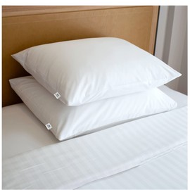 Best Western Victoria Pillow Used in Hotels, Luxury Made in USA, T230 100% Cotton, Eco Adaptive Fiber Fill, Back or Stomach Sleepers, (2, 20X26)