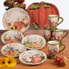 Certified International Harvest Morning Pumpkin Tureen with Ladle, 112 oz,