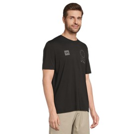 RVCA Men's VA Mark Reflective Short Sleeve, Black