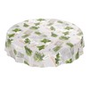 Anro Oilcloth Tablecloth, Wax tablecloths Washable, Herbs Green Beige Organic