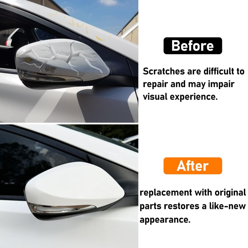Yumzeco Compatible with Hyundai Elantra Side Mirror Cover Cap 2011