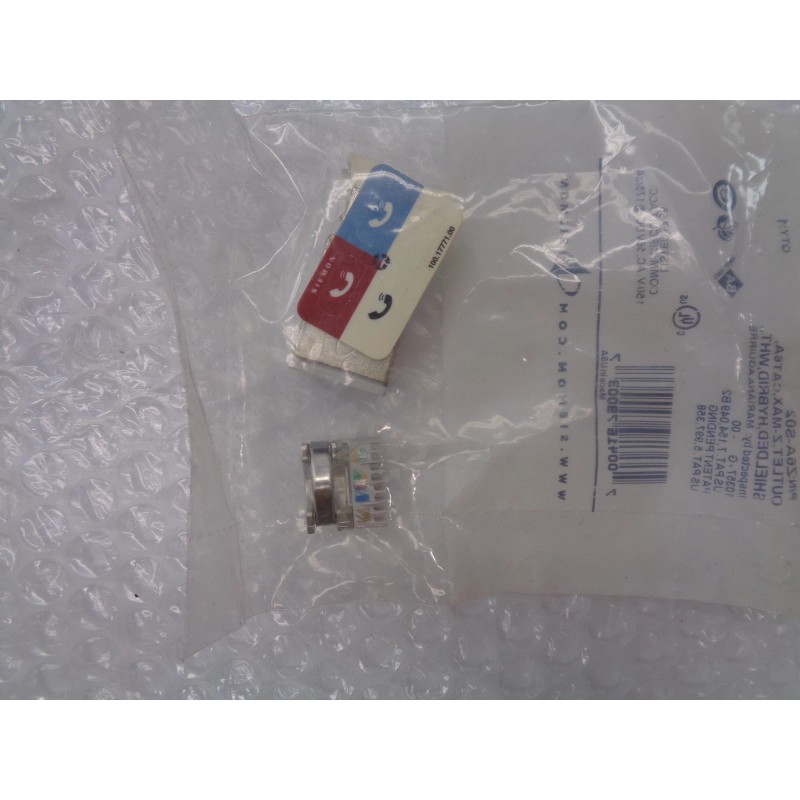 SIEMON Z6A-S02 CAT6A HYBRID JACK WHITE NSMP