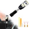 Unbranded JDM Clear White Real Flower Automatic Gear Stick Shift