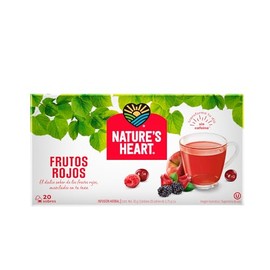 Nature Heart Frutos Rojo Caja Sobres Gramos