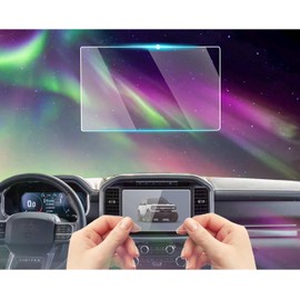 xjzshly Tempered Glass Screen Protector Foil Compatible with 2025-2022 Ford F-150 Lightning/2025-2021 F-150/2024-2022 Ford Expedition 12 Inch Cover Accessories Protective Film