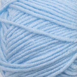Estako DailyKnit-DK - Hilo acrílico 100% antibolitas - Suave DK peso ligero #3 - (3.5 onzas / 273 yardas) - para tejer y ganchillo (80055 - azul bebé)