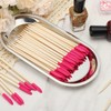 Noverlife 100Pcs Cuticle Crystal Sticks, Double End Matchsticks Detailing Stick,Sanding
