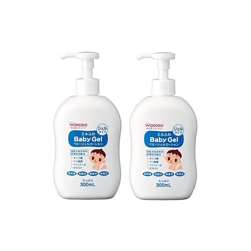 Mill Fuwa Baby Gel Lotion, Pump Type, 10.1 fl oz
