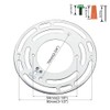 4"Ceiling Light Fixture Mounting Bracket,Light Fixture Mounting Bracket，Circle Universal Cross