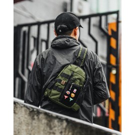 VIPERADE CHS1 Cross Body Bag 1000D Hiking Backpack,Travel Hiking Chest Tactical Fanny Pack Crossbody Sling Bag for Women Men