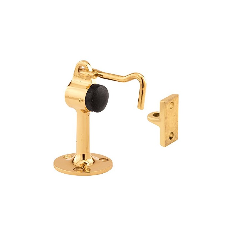 Prime-Line J 4601 3-3/8 In. Polished, Solid Brass, Door Stop