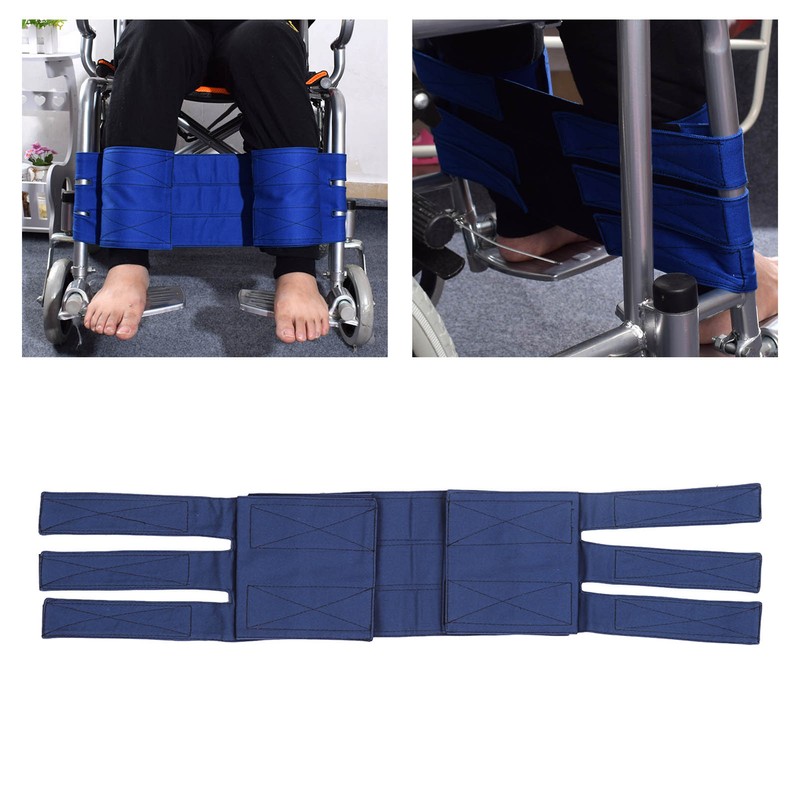 Wheelchair Strap Adjustable Calf Seat Belt Elastic Leg Restraint Belt
