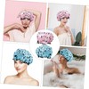 NOLITOY 2pcs Shower Cap Shampoo Cap Bath Hat Cap Bathing